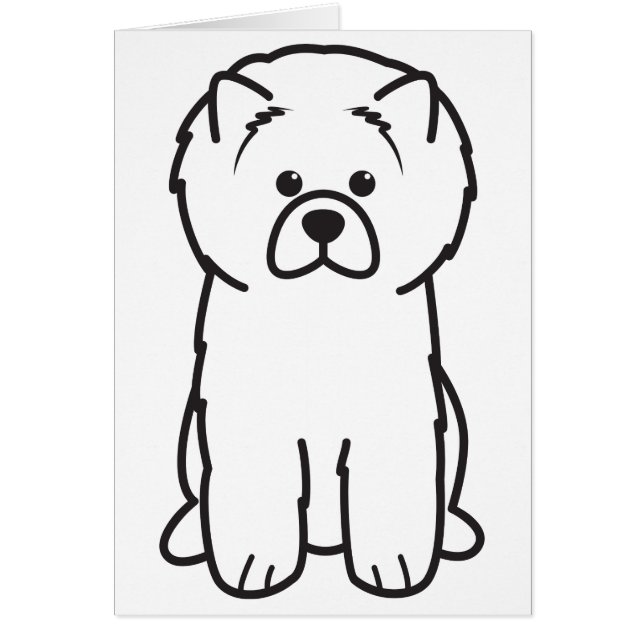 Chow Chow Dog Cartoon (Voorkant)