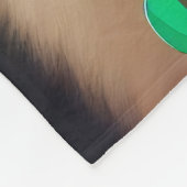 Chow Chow Dog in St. Patrick's Day Dress Fleece Deken (Hoek)