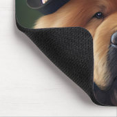 Chow Chow Dog in St. Patrick's Day Dress Muismat (Hoek)