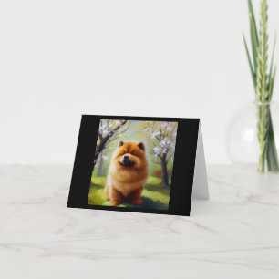 Chow Chow Dog Kaart