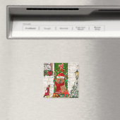 Chow Chow Dog Kerstmis Magneet (Insitu (Vaatwasser))