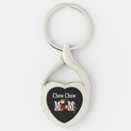 Chow Chow Dog mama Sleutelhanger (Voorkant)
