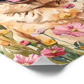 Chow Chow Dog Portret Muur Art Print Poste (Hoek)