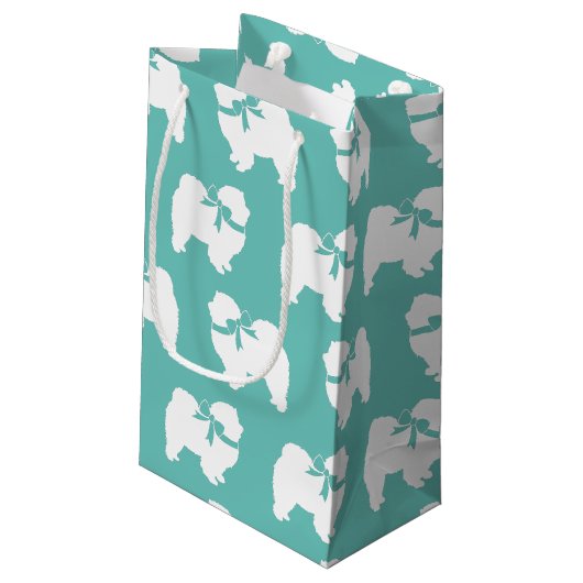 Chow Chow Dog Puppy Klein Cadeauzakje (Achterkant Gekanteld)