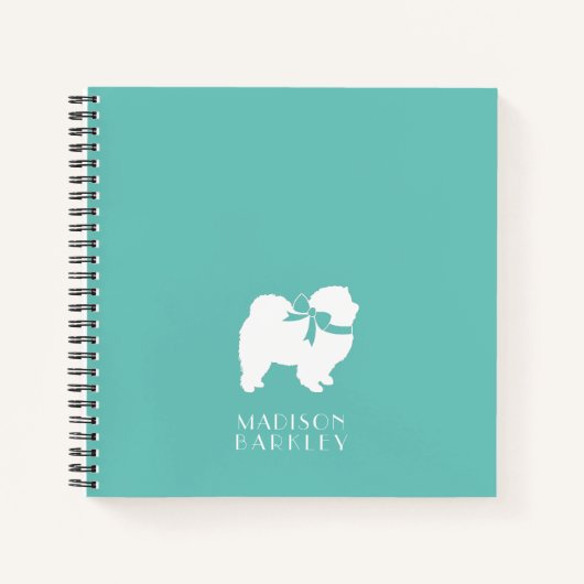 Chow Chow Dog Puppy Notitieboek (Voorkant)