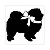 Chow Chow Dog Puppy Rubberstempel (Afrduk)
