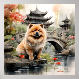 Chow Chow Een Chinese Tuin verkennen Poster