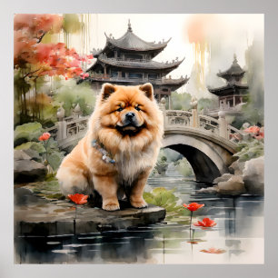 Chow Chow Een Chinese Tuin verkennen Poster