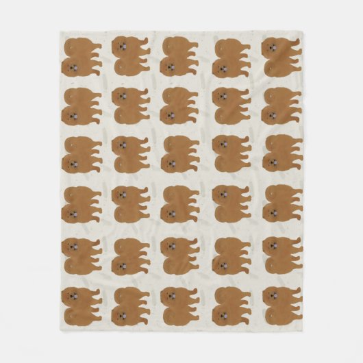 Chow Chow Fleece Blanket (Voorkant)