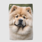 Chow Chow Golfhanddoek (Voorkant)