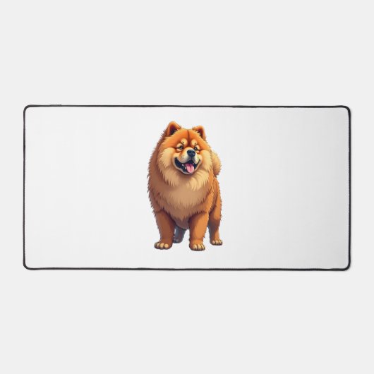 Chow Chow Hond Chinees Hondenras voor een Chow Cho Bureaumat (Voorkant)
