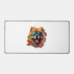 Chow Chow Hond Chinees Hondenras voor een Chow Cho Bureaumat