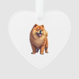 Chow Chow-hond Chinees hondenras voor een Chow Cho Ornament