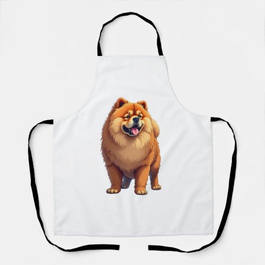 Chow Chow Hond Chinees Hondenras voor een Chow Cho Schort (Voorkant)