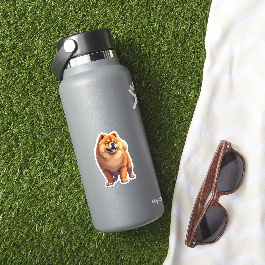 Chow Chow Hond Chinees Hondenras voor een Chow Cho Sticker (HydroFlask Insitu)