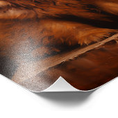 Chow chow hond foto afdruk (Hoek)