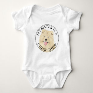 Chow Chow Hond Grote Zus Romper