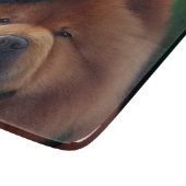 Chow Chow-hond in St. Patrick's Day-jurk Snijplank (Hoek)