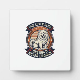 Chow Chow Hond Shirt Een Hond Is Nooit Genoeg Retr Fotoplaat