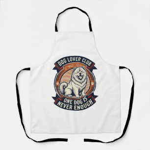Chow Chow Hond Shirt Een Hond Is Nooit Genoeg Retr Schort