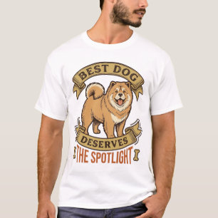 Chow Chow Hond Shirt Vintage Gravure Grappig Huisd