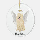 Chow Chow-hond sympathie-herdenking Keramisch Ornament (Links)