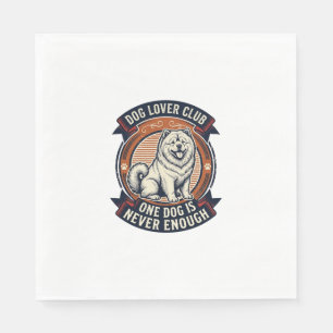 Chow Chow honden shirt één hond is nooit genoeg Re Servet