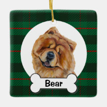 Chow Chow-hondornament