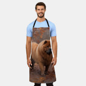 Chow Chow in Autumn Leaves Herfst Inspire Schort (Gedragen)