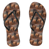Chow Chow in Autumn Leaves Herfst Inspire Teenslippers (Voetbed)