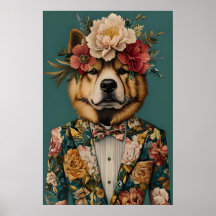 Chow Chow In Pak Poster, Chow Chow Portret, Chow