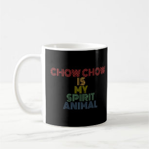 Chow Chow is mijn Spirit Animal retro 70s Koffiemok