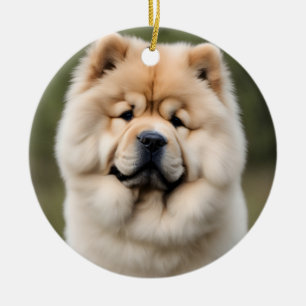 Chow Chow Keramisch Ornament
