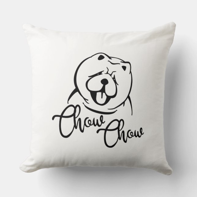 Chow-chow Kussen (Voorkant)