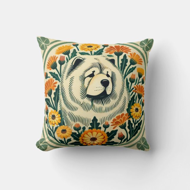 Chow Chow Kussen (Voorkant)