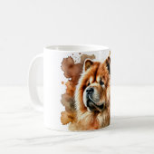 🐾 Chow Chow Lovers, deze Mok is voor jou! 🐾 (Voorkant links)