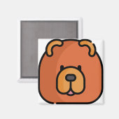 Chow Chow Magneet (Voorkant / Achterkant)