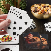 Chow Chow met Sinterklaas Feestelijke Kerstmis Pokerkaarten (Insitu)