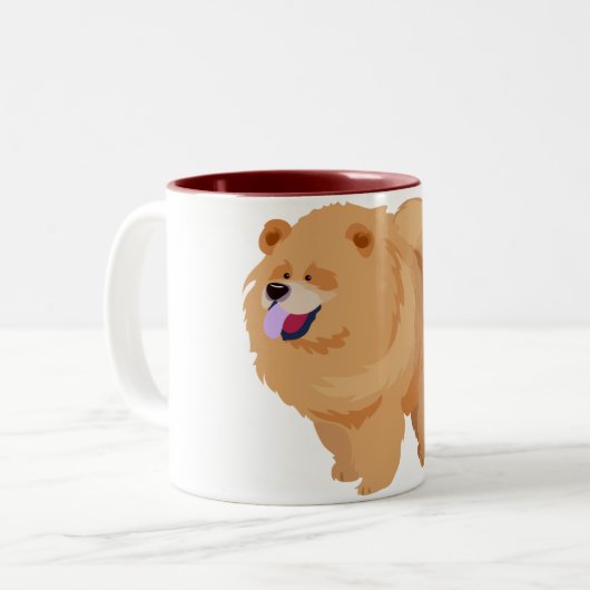 Chow Chow mok (Voorkant links)