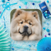 Chow Chow Papieren Bordje (Feest)