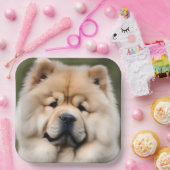 Chow Chow Papieren Bordje (Feest)