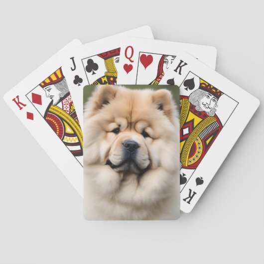 Chow Chow Pokerkaarten (Achterkant)
