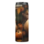 Chow Chow Puppy Herfst Delight Pompoen Thermosbeker (Achterkant)