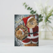 Chow Chow Santa Paws Feestdagenkaart (Staand voorkant)
