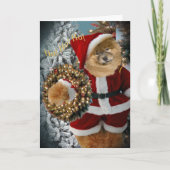 Chow Chow Santa Paws Kaarten (Voorkant)