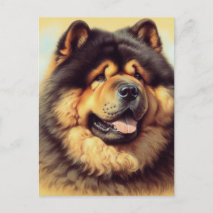  Chow-Chow Schilderen Briefkaart
