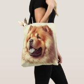 Chow-Chow Schilderen Draagtas (Dichtbij)