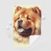 Chow-Chow Schilderen Golfhanddoek (Insitu)