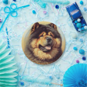  Chow-Chow Schilderen Papieren Bordje (Feest)