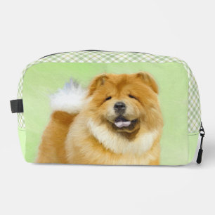 Chow Chow Schilderij Rode Ruwe Knuffel Originele H Toilettasje